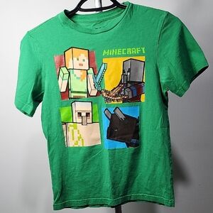 MAD Engine Green Minecraft Kids T-Shirt